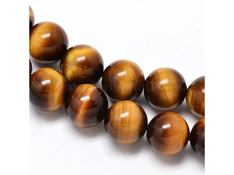 Tiger Eye Round Beads - 10 mm 