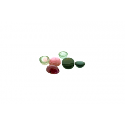 Tourmaline Cabs, Round, 4mm