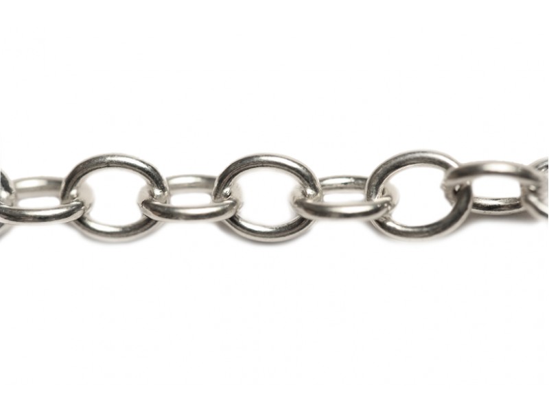 Sterling Silver 925 Fine Wire Trace Chain, 3.6 x 2 mm (61)