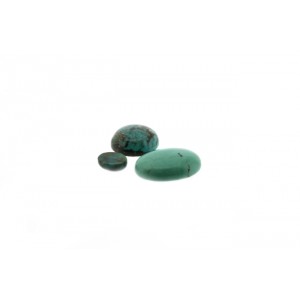 Turquoise Cabs Round 10mm